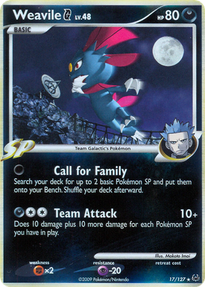 Weavile G card image