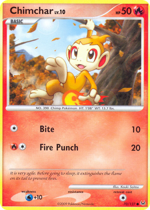 Chimchar card image