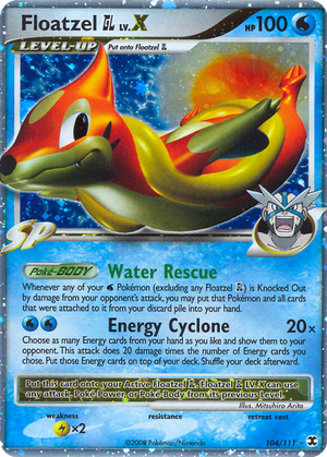 Floatzel GL LV.X card image