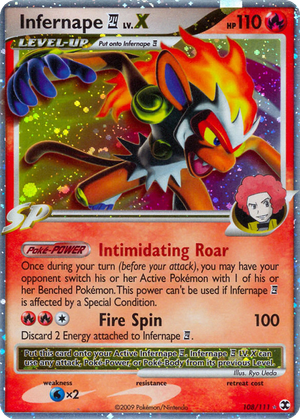 Infernape 四 LV.X card image