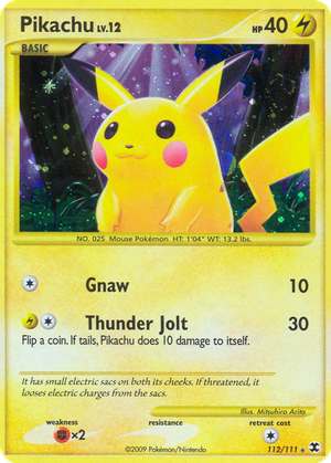 Pikachu card image