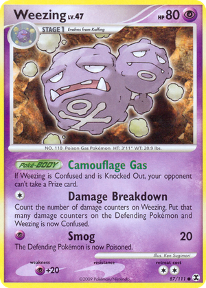 Weezing card image