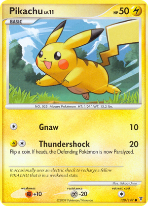 Pikachu card image