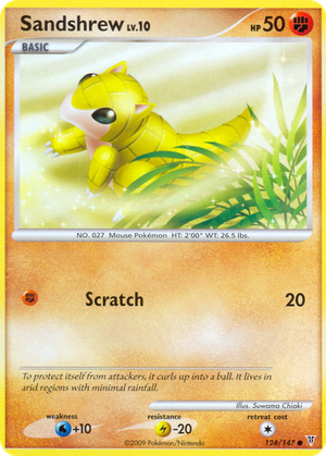 Sandshrew card image