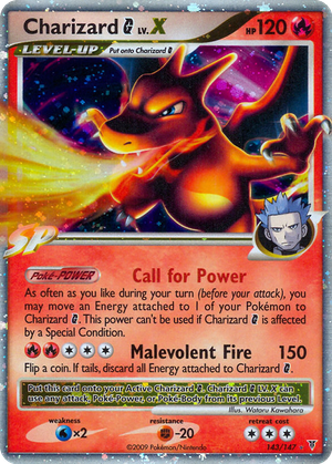 Charizard G LV.X card image