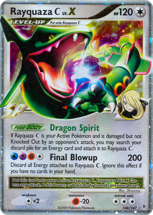 Rayquaza C LV.X card image