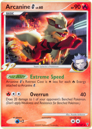 Arcanine G card image
