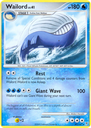 Wailord card image
