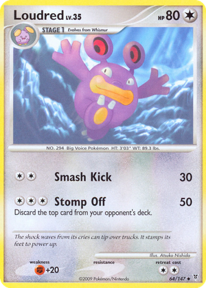Loudred card image