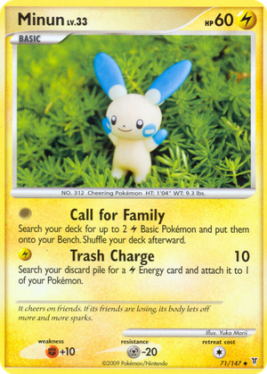 Minun card image