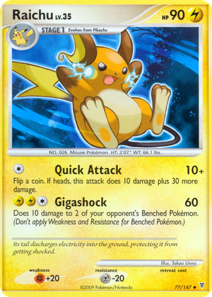 Raichu card image