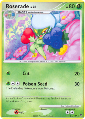 Roserade card image