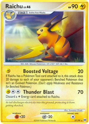 Raichu card image