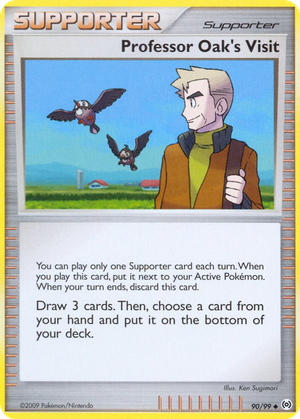 Professor Oak's Visit card image