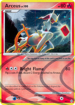 Arceus card image