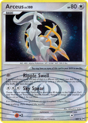 Arceus card image