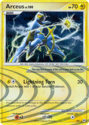 Arceus card image