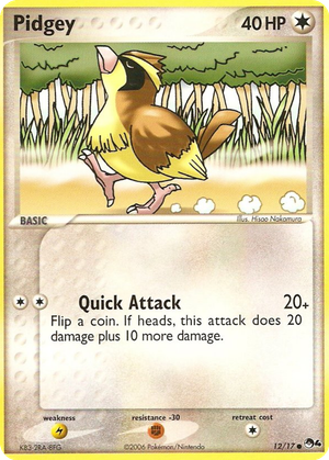 Pidgey card image