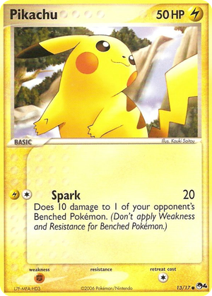 Pikachu card image