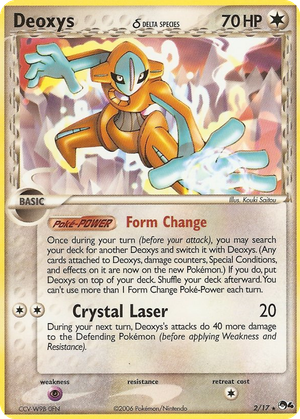 Deoxys δ card image