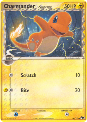 Charmander δ card image