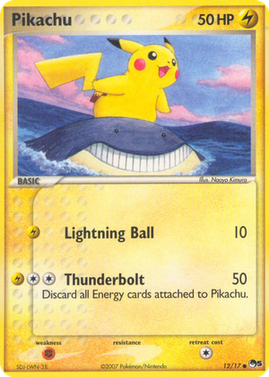 Pikachu card image