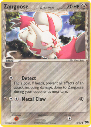 Zangoose δ card image