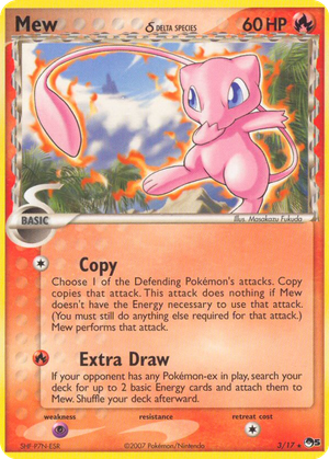 Mew δ card image