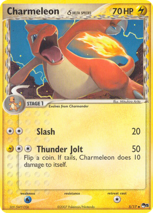 Charmeleon δ card image