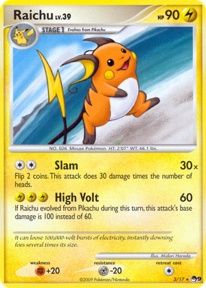 Raichu card image