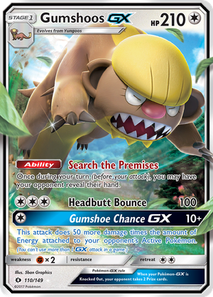 Gumshoos GX card image