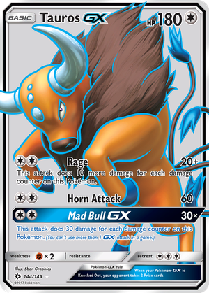 Tauros GX card image