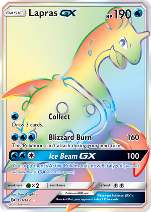 Lapras GX card image