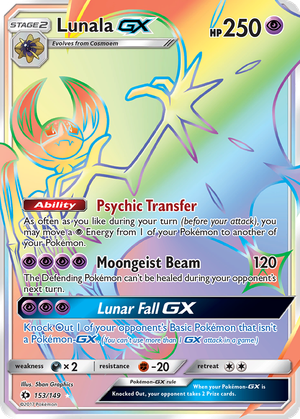 Lunala GX card image