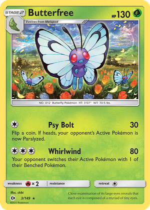 Butterfree card image