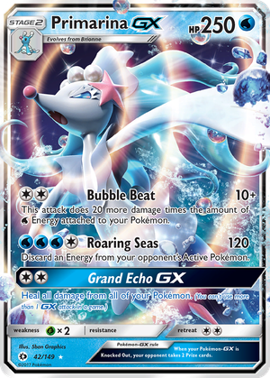 Primarina GX card image