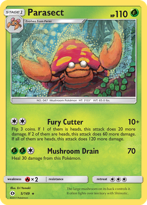 Parasect card image