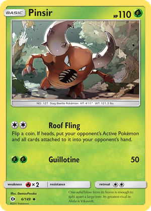 Pinsir card image