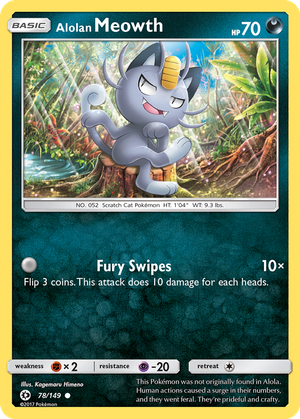 Alolan Meowth card image