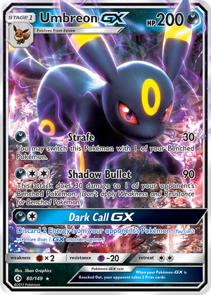 Umbreon GX card image