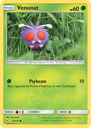 Venonat card image