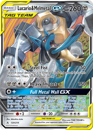 Lucario & Melmetal GX card image