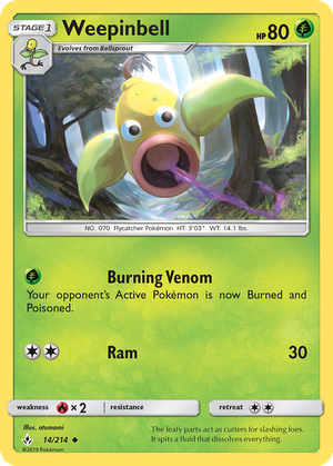Weepinbell card image