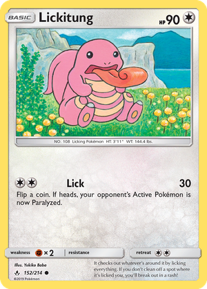 Lickitung card image