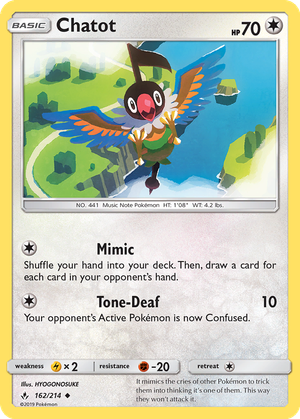 Chatot card image