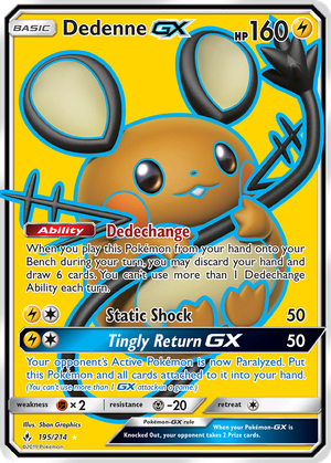Dedenne GX card image