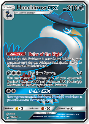 Honchkrow GX card image