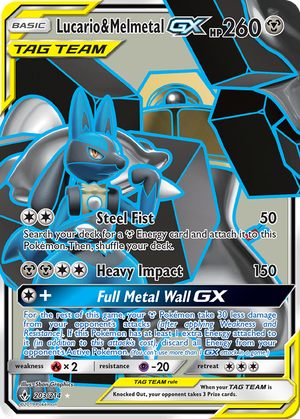 Lucario & Melmetal GX card image