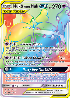 Muk & Alolan Muk GX card image