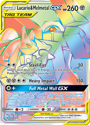 Lucario & Melmetal GX card image